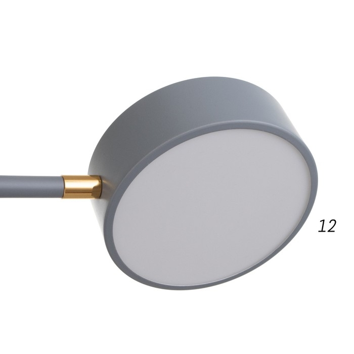 Люстра с ПДУ 2301/6GR LED 120Вт 3000-6000К серый 75х75х8 см BayerLux