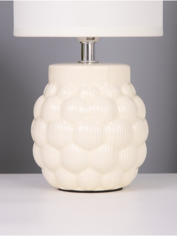 Лампа настольная Лампа настольная "Хицугая" 1х40Вт Е14 бежевый 14х14х28см