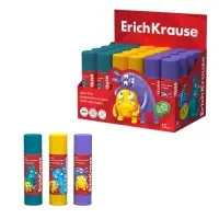 Клей-карандаш, ErichKrause EasyStick Jolly Friends, PVP, экономичный расход, 13 г, МИКС