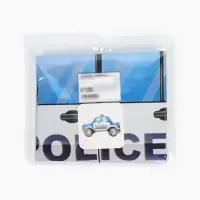 Воздушный шар фольгированный 35" 3D &laquo;Полицейская машина&raquo;, под воздух