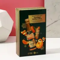 Подарочный набор новогодний ЧИСТОЕ СЧАСТЬЕ «Аромат праздника»: гель для душа шампанское 250 мл и крем для рук 30 мл