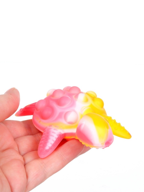 Прорезыватель силиконовый для зубов с погремушкой Крошка Я «Черепаха», розовый Прорезыватель силиконовый для зубов с погремушкой Крошка Я «Черепаха», розовый