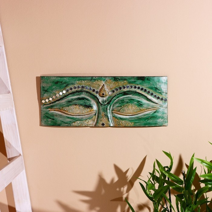 Панно настенное  Панно настенное "Глаза" албезия, микс, 50х2х20 см