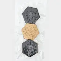 Губки для тефлоновой посуды Доляна, 3 шт., в вакуумной упаковке