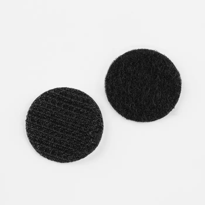 Набор липучек на клеевой основе, d = 2 см, 4 пары/8 шт, цвет чёрный Набор липучек на клеевой основе, d = 2 см, 4 пары/8 шт, цвет чёрный