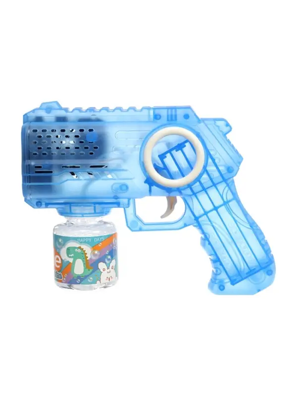 Генератор мыльных пузырей &laquo;Космический Бластер&raquo;, световые эффекты, цвет синий