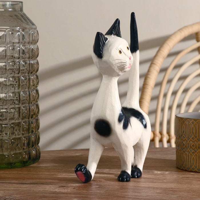 Сувенир дерево Сувенир дерево "Кошечка" с чёрным 17х27х7 см