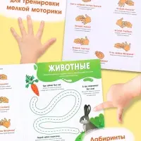 Книга развития мозга малыша &laquo;100 занятий&raquo;, 1-2 года