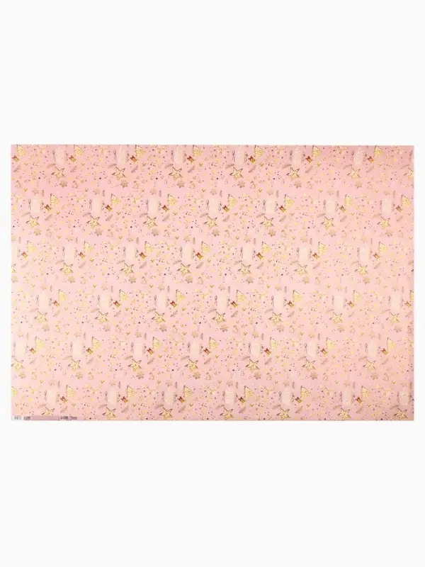 Бумага упаковочная глянцевая &laquo;Веселый Новый год&raquo;, 70&times;100 см