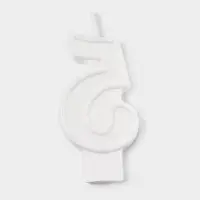 Свеча цифра для торта «5», 3,7 х 7,2 см