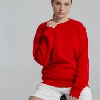 Свитшот унисекс King, красный, размер 4XL