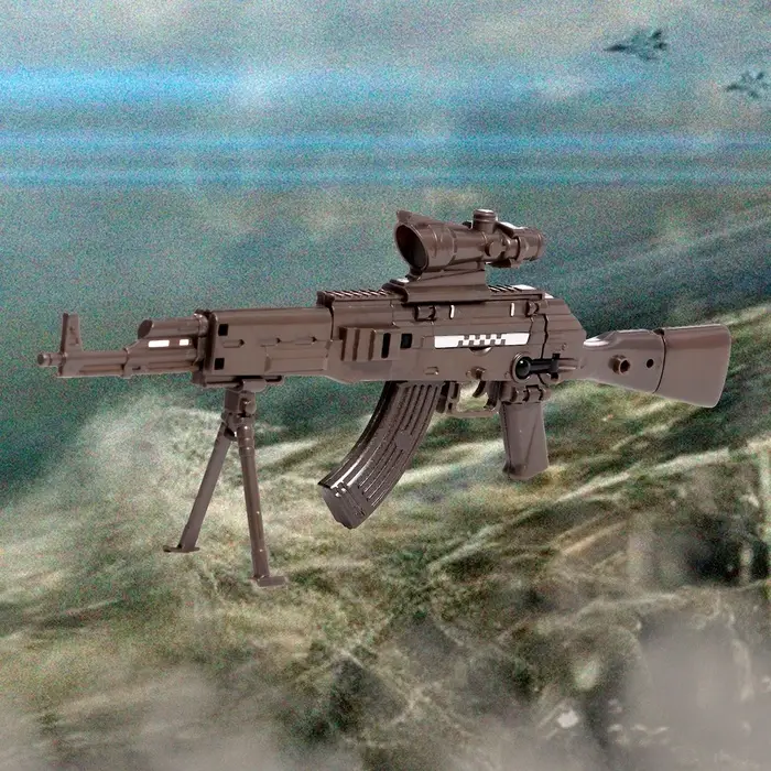 Робот &laquo;Автомат&raquo;, трансформируется, с металлическими элементами