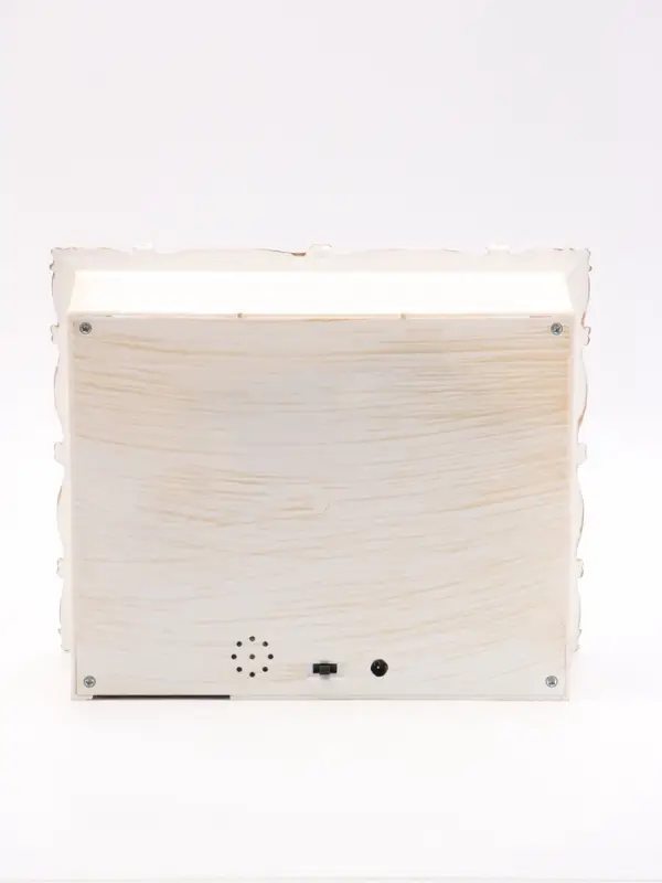 Фигура светодиодная &laquo;Рождество, рамка&raquo;, 25&times;20&times;10.5 см, музыкальная, USB, от батареек AAx3, свечение тёплое белое