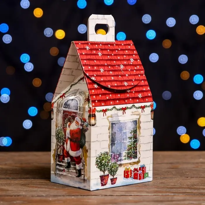 Подарочная коробка «Домик Тёплая сказка»,9.1×7×15.7 см Подарочная коробка «Домик Тёплая сказка»,9.1×7×15.7 см