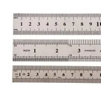 Набор линеек металлических Calligrata, 3 штуки (15, 20, 30 см)