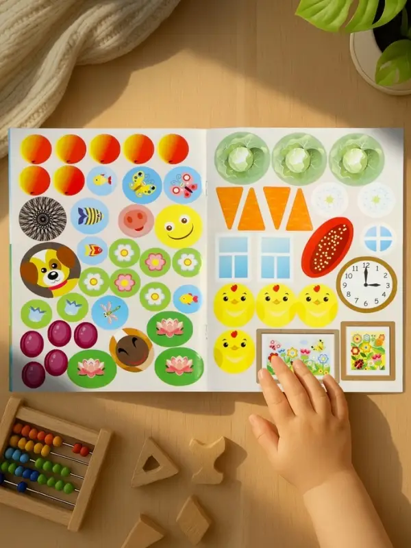 Книжка с наклейками &laquo;Домашние животные&raquo;, 16 стр.