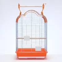 Клетка для птиц Bd=3/1o, раскрывающаяся крыша, 47.5&times;37&times;70 см, красная (фасовка 6 шт.)
