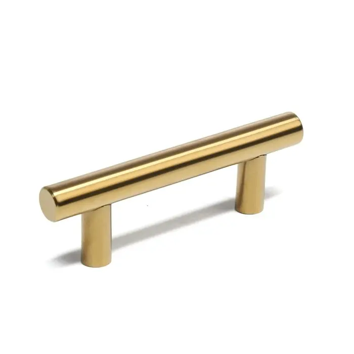 Ручка-рейлинг CAPPIO FRIDA, нержавеющая сталь, d=12 мм, м/о 64 мм, цвет золото