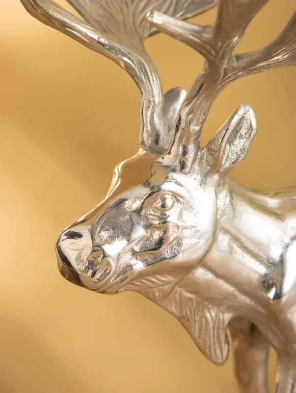 Сувенир "Лось" 33х23х31,5 см, алюминий