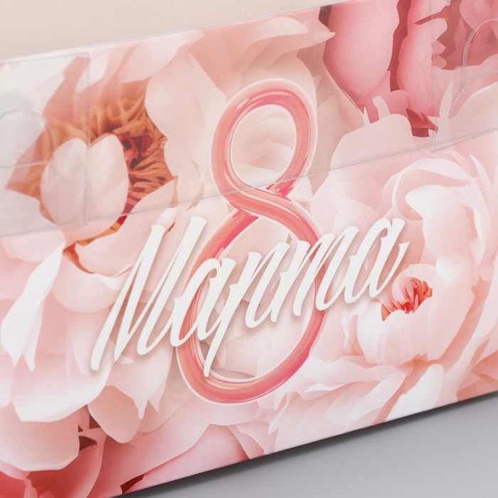 Коробка для капкейка, кондитерская упаковка, 2 ячейки «8 марта», 16 х 8 х 10 см Коробка для капкейка, кондитерская упаковка, 2 ячейки «8 марта», 16 х 8 х 10 см