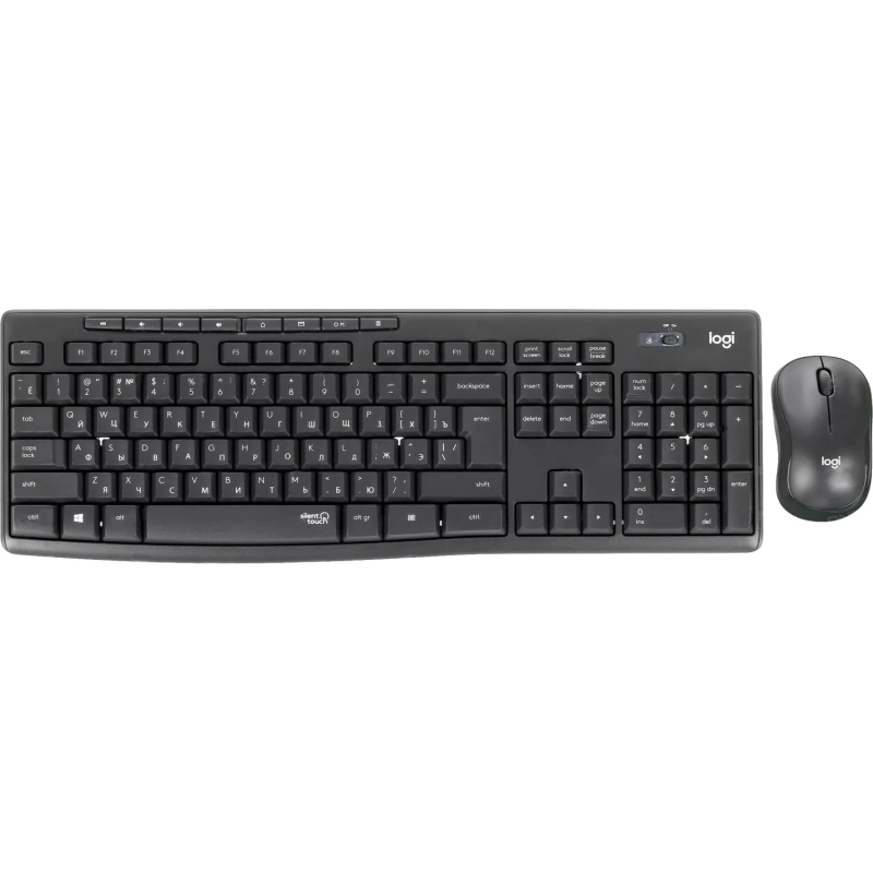 Набор клавиатура+мышь Logitech MK295 Silent GRAPHITE (920-009807)