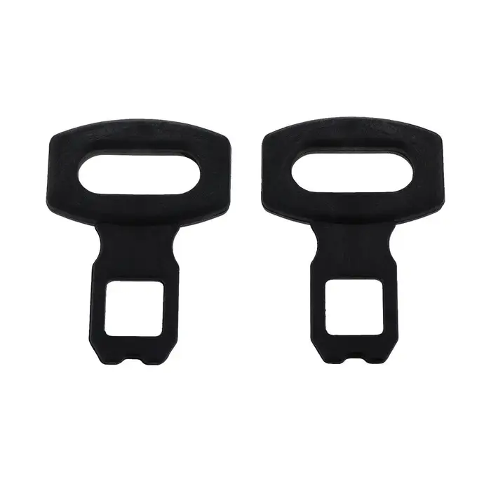 Заглушка ремня безопасности LION, пластик, черный, набор 2 шт.