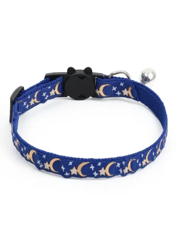 Набор ошейников для кошек &laquo;Пижон. Ночь&raquo;, 19-32&times;1 см, 2 шт.