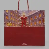 Пакет подарочный крафтовый &laquo;Сказка&raquo;, 32&times;28&times;15 см