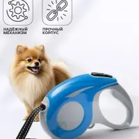 Рулетка &laquo;Молния&raquo;, 3 м, до 11.5 кг, синяя