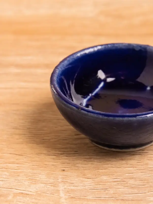 Соусник, 4.54.5×2 см, керамика, синий Соусник, 4.54.5×2 см, керамика, синий