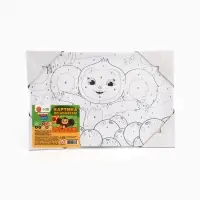 Картина по номерам с подрамником &laquo;Чебурашка и апельсины&raquo;, 20&times;30 см