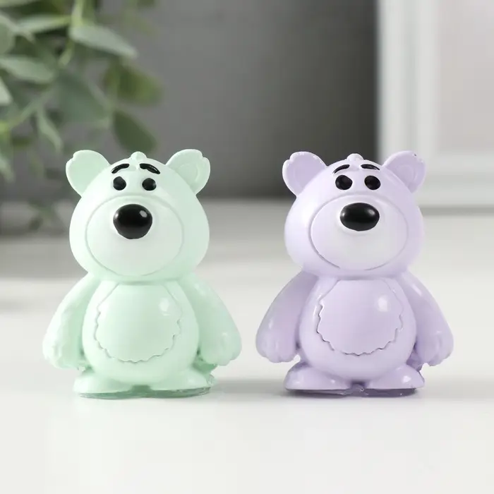 Фигурка полистоун &laquo;Яркий мишка&raquo;, 2&times;4&times;5 см, МИКС