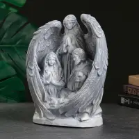 Фигурка гипс &laquo;Ангел Хранитель&raquo;, антик, 31&times;24&times;14.5 см