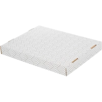 Короб для хранения Attache Графит 340х250х180 усилен.дно ККД-2,белый,3шт/уп