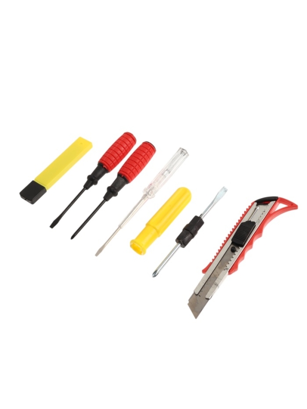 Набор инструментов в блистере ЛОМ, нож, отвертки PH1 и SL5, 2 в 1, индикаторная, 5 шт. Набор инструментов в блистере ЛОМ, нож, отвертки PH1 и SL5, 2 в 1, индикаторная, 5 шт.