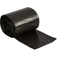 Мешки для мусора ПВД 60л 30мкм 50шт/рул черные 60x90см Luscan