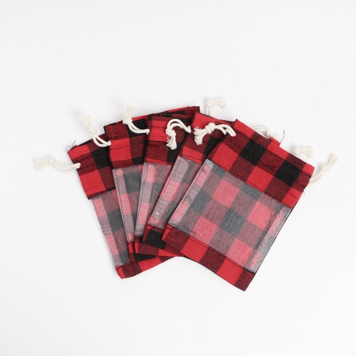 Льняной мешочек для хранения украшений, подарков, трав, 10 х 14 см, набор из 5 штук Льняной мешочек для хранения украшений, подарков, трав, 10 х 14 см, набор из 5 штук