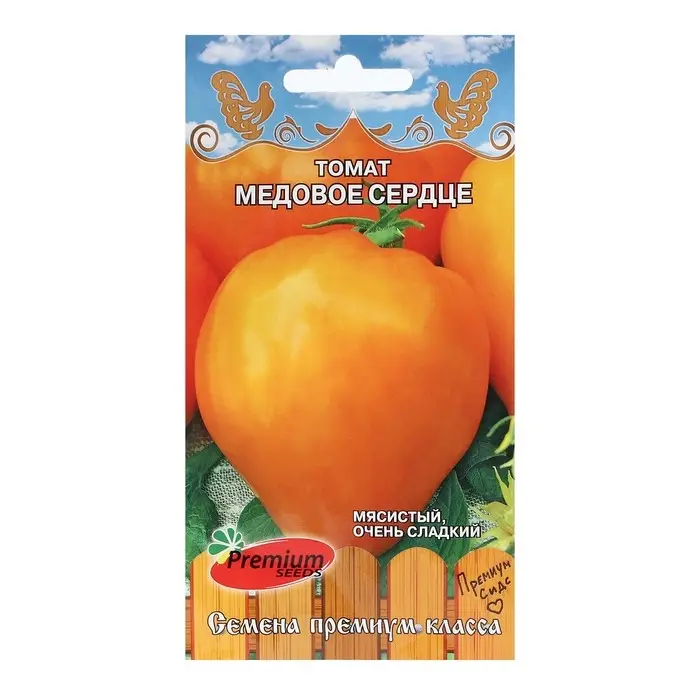 Семена Томат  Семена Томат "Медовое сердце", раннеспелый, детерминантный 0,05 г