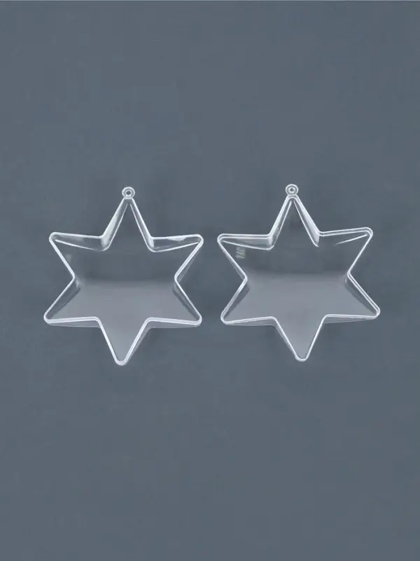 Заготовка - подвеска, раздельные части «Звезда 6-ти конечная», размер собранного: 4.3×10×10 см Заготовка - подвеска, раздельные части «Звезда 6-ти конечная», размер собранного: 4.3×10×10 см