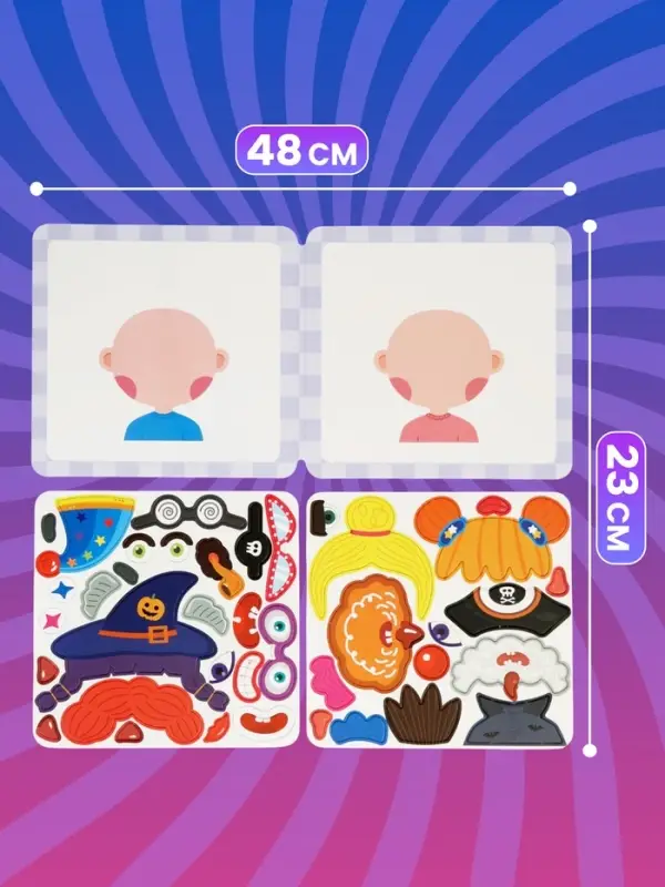 Магнитный набор &laquo;Лица&raquo;