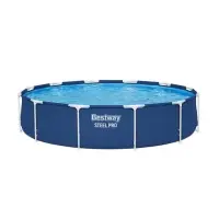 Бассейн каркасный Bestway Steel Pro 56681, 366&times;76 см, фильтр-насос, круглый
