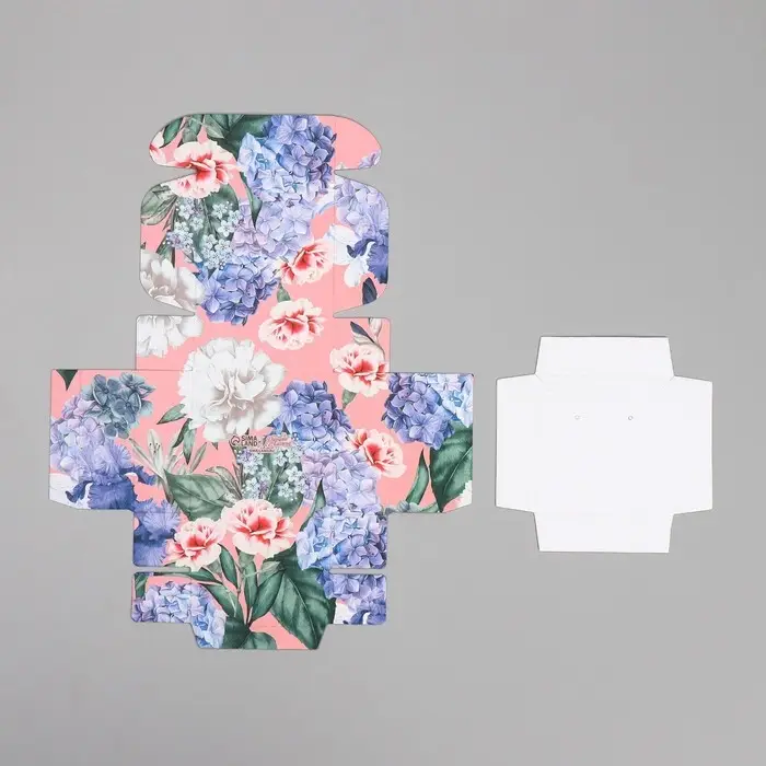 Коробка под бижутерию, упаковка, «Цветы», 7.5 х 7.5 х 3 см Коробка под бижутерию, упаковка, «Цветы», 7.5 х 7.5 х 3 см