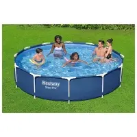 Бассейн каркасный Steel Pro, 366&times;76 см, круглый, 56706 Bestway