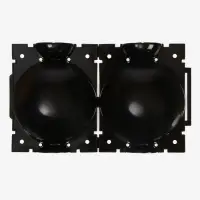 Шар для укоренения растений, d=8 см, под ветку 1 см, чёрный, Greengo