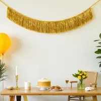 Гирлянда "Бахрома" 2 м золотая Гирлянда "Бахрома" 2 м золотая