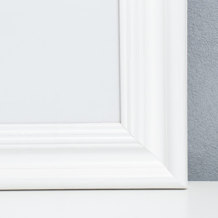 Фоторамка дерево Liza 50х60 см белая (пластиковый экран)