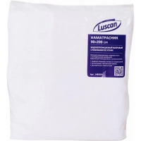 Наматрасник Luscan 90х200, махра, водонепрониц, с резинкой по углам, белый