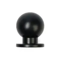 Ручка-кнопка CAPPIO RK146, d=25 мм, цвет черный