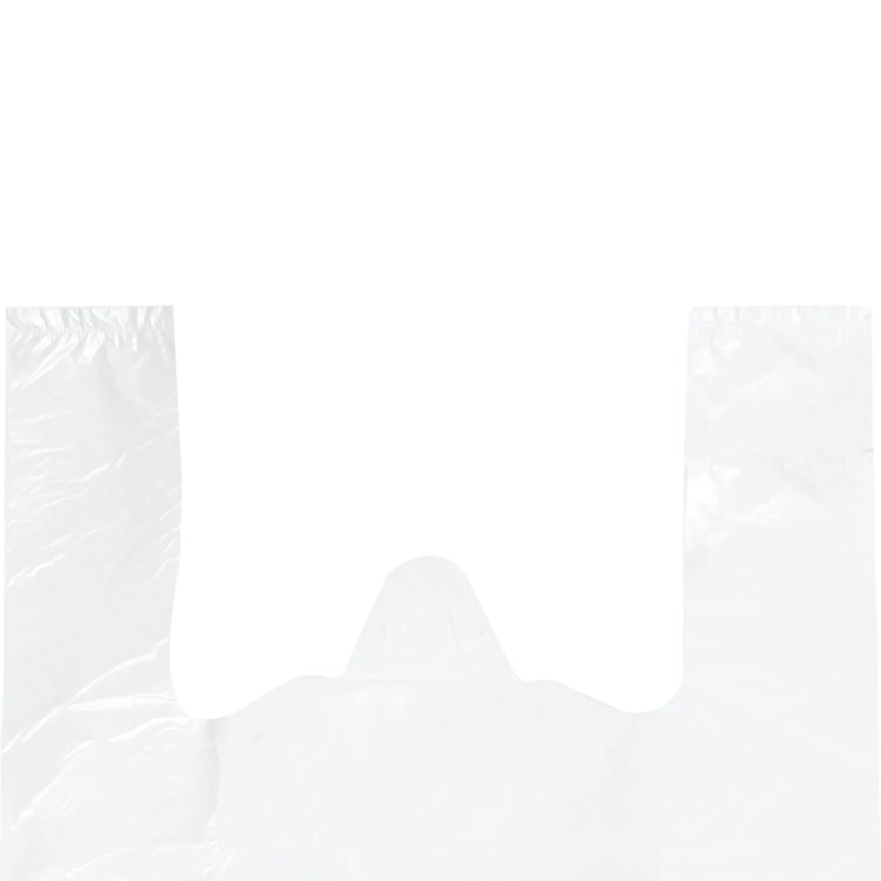 Пакет-майка  Благодарим за покупку 28+14x50 см. 12 мкм.,белый, НД,100шт./уп