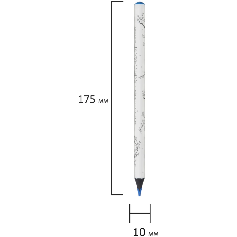 Карандаши цветные СКЕТЧ SKETCH&ARTУТОЛ.,4ММ,МОР.ПЕЙЗАЖ6,30-0118/08